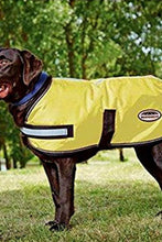 Load image into Gallery viewer, Weatherbeeta Reflective Parka 300d Dog Coat (Yellow) (9.8 inches)