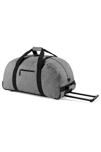 BagBase Classic Wheelie Holdall / Duffel Travel Bag (Grey Marl) (One Size)
