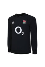 Load image into Gallery viewer, England Rugby Mens 22/23 Warm Up Drill Top - Black