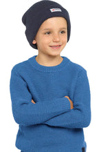 Load image into Gallery viewer, Kids/Childrens Knitted Winter/Ski Hat With Lining (3M 40g) - Navy