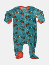 Load image into Gallery viewer, Baby Footed Fleece Animal Pajamas