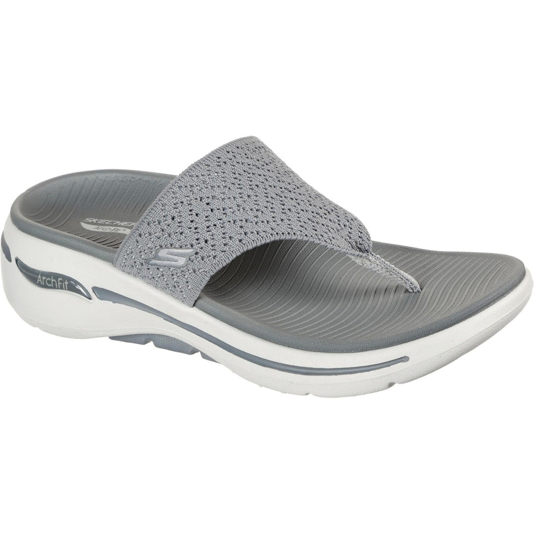 Womens/Ladies GOwalk Arch Fit Weekender Sandals - Gray