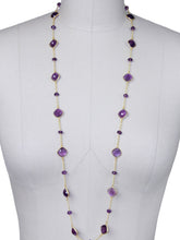 Load image into Gallery viewer, Gemstone Long Necklace