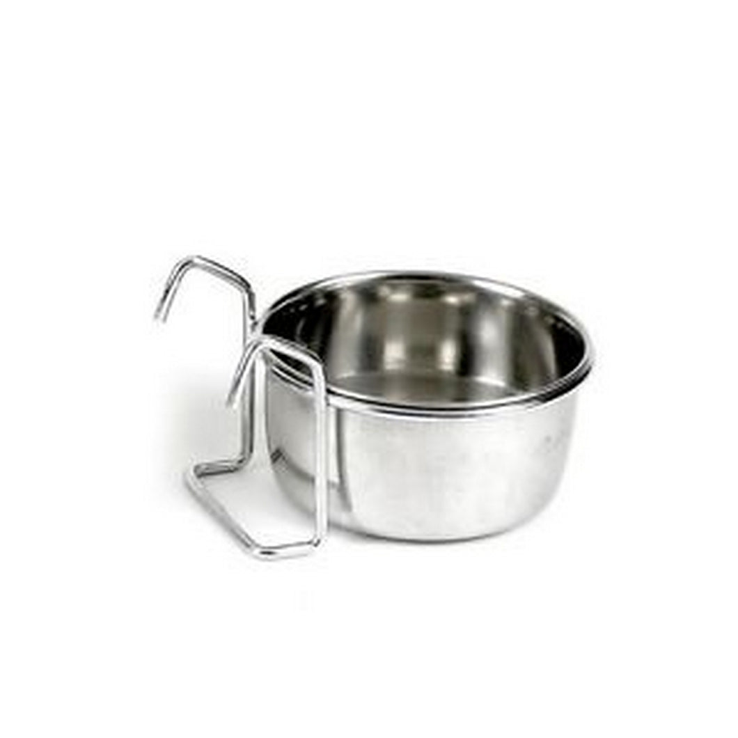 Classic Stainless Steel Hook-On Bowl (Silver) (4.75 inch diameter)