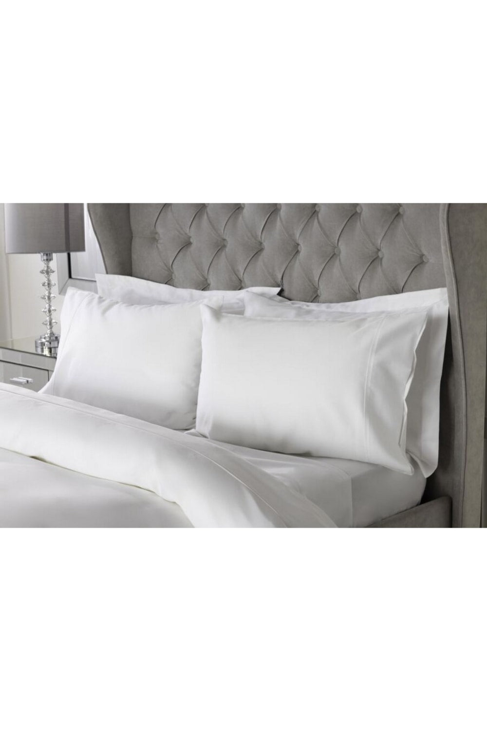 Bamboo Housewife Pillowcase White - Pack Of 2