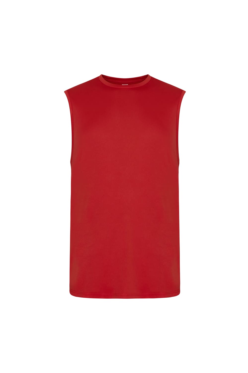 Mens Smooth Sports Vest - Fire Red