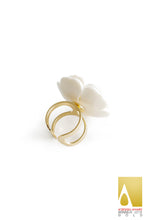 Load image into Gallery viewer, Porcelain Plum Blossom Statement Ring