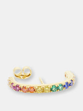 Load image into Gallery viewer, Single Rainbow Ear Cuff