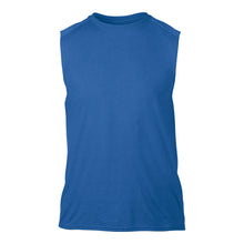 Load image into Gallery viewer, Gildan Mens Performance Sleeveless T-Shirt / Vest (Royal)