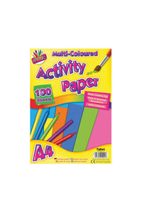 ArtBox A4 Paper (Pack of 100) (Multicolored) (One Size)