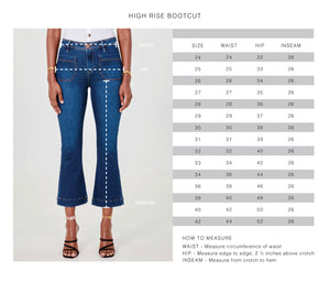 Billie-csn High Rise Bootcut Jeans