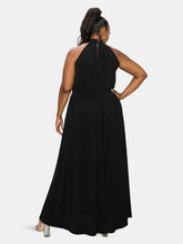 Load image into Gallery viewer, Halter Neck Maxi Dress