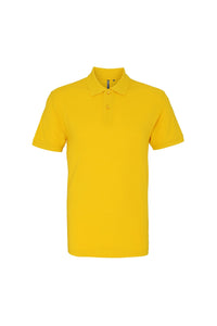 Asquith & Fox Mens Plain Short Sleeve Polo Shirt (Sunflower)