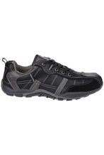 Load image into Gallery viewer, Mens Portsmouth Classic Lace Up Casual Shoe - Black
