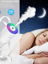 Load image into Gallery viewer, 200ml Ultrasonic Cool Mist White Portable Mini Humidifier with 7 Color Changing