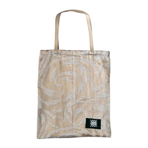 Eco-Conscious Tote In White & Beige