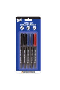 Just Stationery Permanent Marker (Pack of 5)