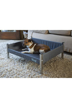 Load image into Gallery viewer, Henry Wag Elevated Dog Bed (Ash Gray) (20x15x11in)