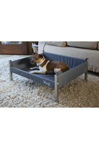 Henry Wag Elevated Dog Bed (Ash Gray) (20x15x11in)