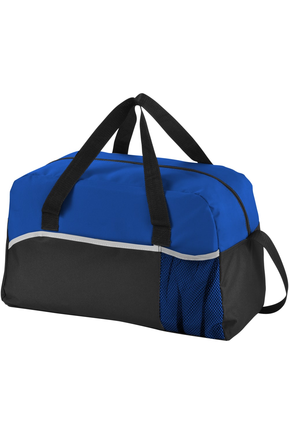 Bullet The Energy Duffel Bag (Pack of 2) (Solid Black,Royal Blue) (17 x 8.5 x 11 inches)