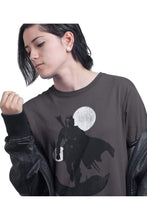 Load image into Gallery viewer, Star Wars: The Mandalorian Womens/Ladies This Is The Way Boyfriend T-Shirt (Charcoal)