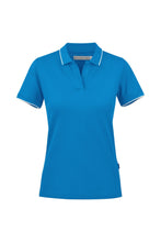 Load image into Gallery viewer, James Harvest Womens/Ladies Greenville Polo Shirt (Bright Blue)