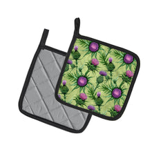 Load image into Gallery viewer, Thistle Pair of Pot Holders