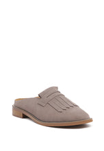 Load image into Gallery viewer, Lena Taupe Suede Walking Loafer Mules