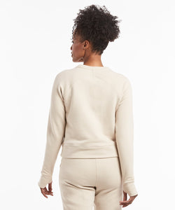 Luxe Fleece Crew | Women's Ivory