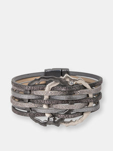 Intertwined Leather Bracelet