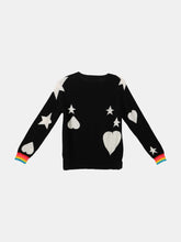 Load image into Gallery viewer, Brodie Women&#39;s Black Starstruck Sweater Pullover