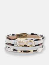 Load image into Gallery viewer, Infinity Leopard Bracelet