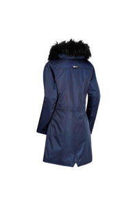 Womens/Ladies Lucasta Full Length Hooded Jacket - Gentian Blue