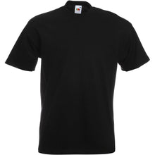 Load image into Gallery viewer, Fruit Of The Loom Mens Super Premium Short Sleeve Crew Neck T-Shirt (Black)