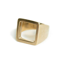 Load image into Gallery viewer, Open Square Statement Ring
