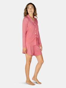 Women's Blush Beauty Pink Pajama Shorts