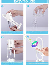 Load image into Gallery viewer, 200ml Ultrasonic Cool Mist White Portable Mini Humidifier with 7 Color Changing