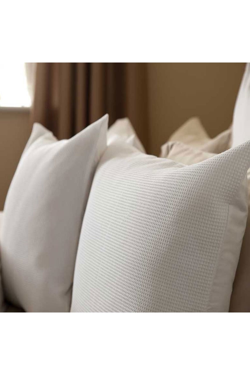 Belledorm Waffle Weave Pillowcase (White) (One Size)