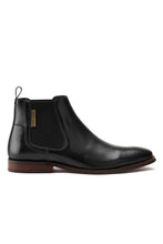 Load image into Gallery viewer, Mens Sikes Leather Chelsea Boots - Black