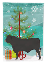 Load image into Gallery viewer, 28 x 40 in. Polyester Black Angus Cow Christmas Flag Canvas House Size 2-Sided Heavyweight
