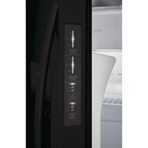 25.6 Cu. Ft. Black Side by Side Refrigerator