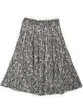 Load image into Gallery viewer, Proenza Schouler Women&#39;s Black / Offwhite Printed Georgette Pleated Skirt - 8