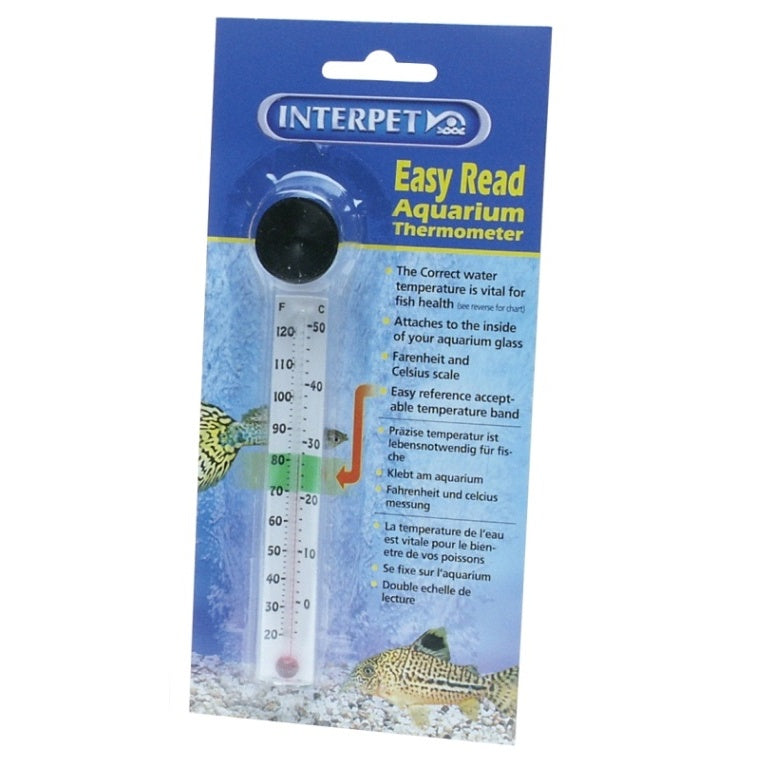 Interpet Easy Read Thermometer With Sucker (May Vary) (One Size)