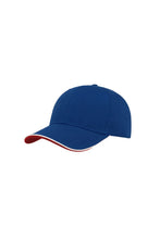 Load image into Gallery viewer, Zoom Piping Sandwich Sports 6 Panel Contrast Baseball Cap - Royal