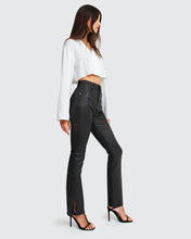 Load image into Gallery viewer, Take Me Out Pleather Pant - Black