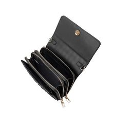 Load image into Gallery viewer, Giselle Black Crossbody Bag