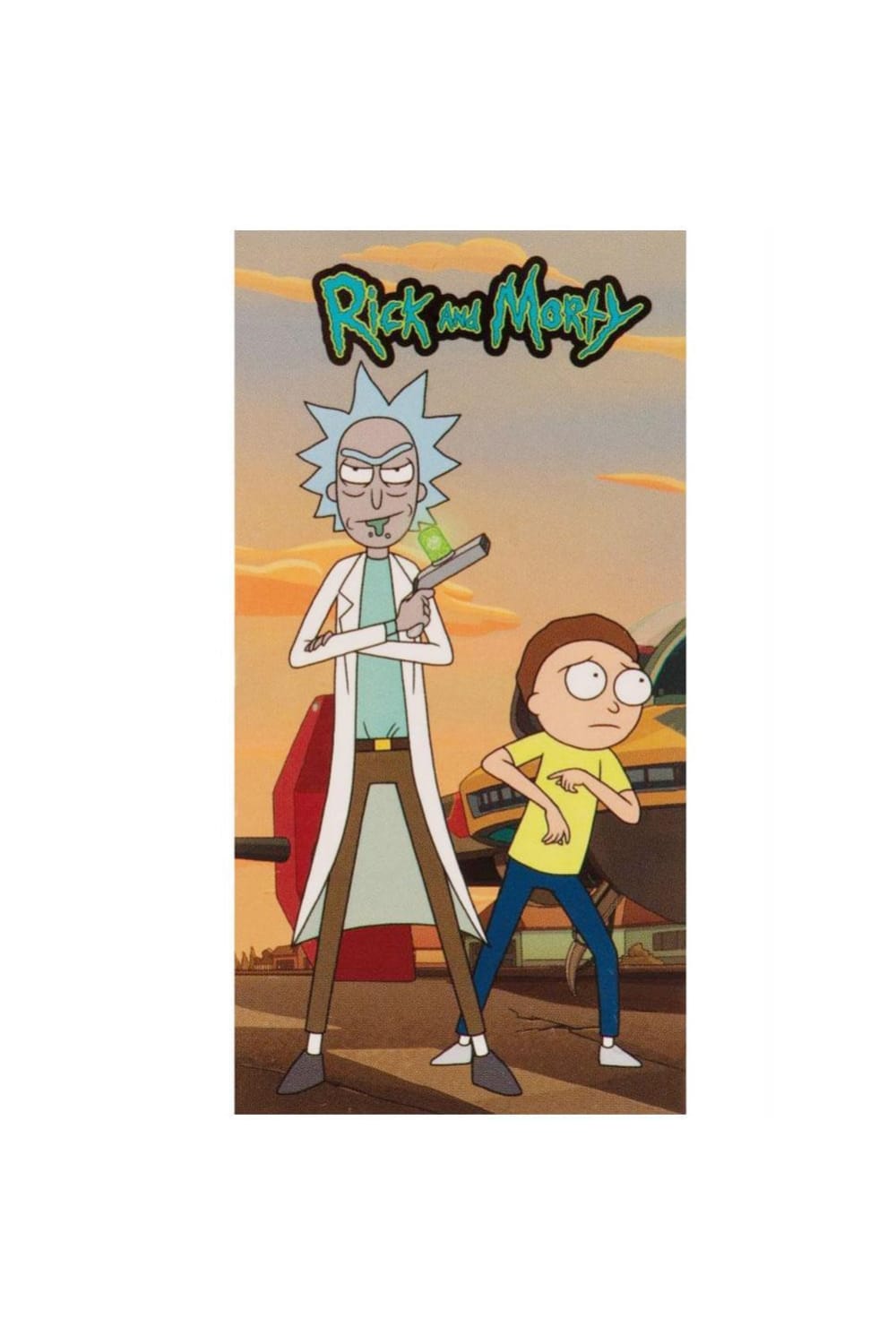 Rick And Morty Beach Towel (Multicolored) (One Size)