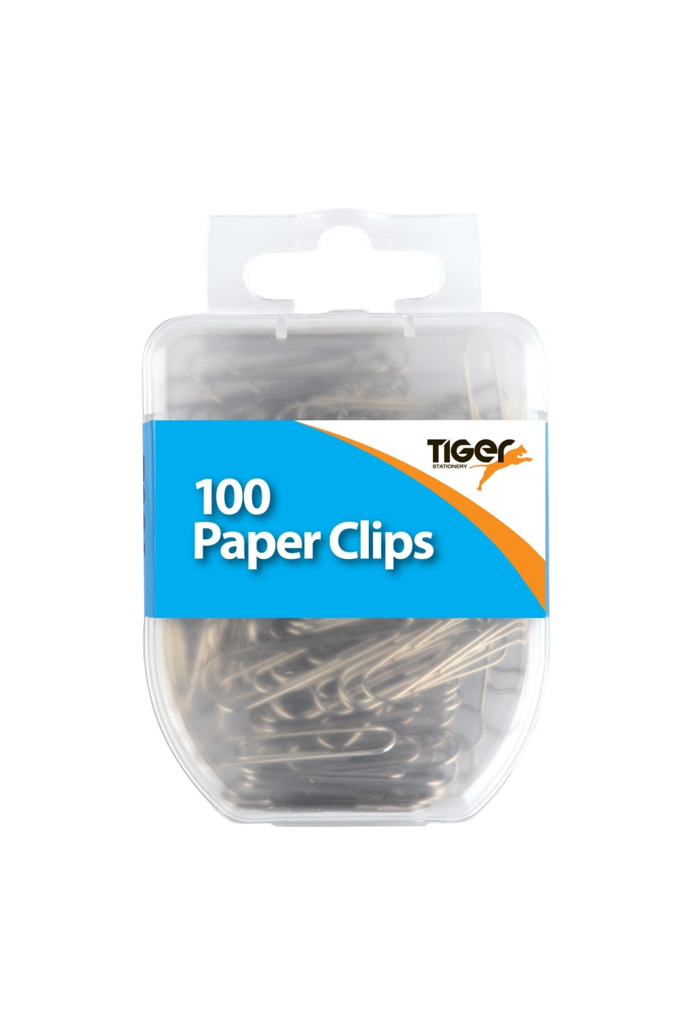 Tiger Stationery Paper Clips (Pack of 100) (Silver) (One Size)