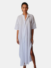 Load image into Gallery viewer, Kaftan Maxi in White Cotton