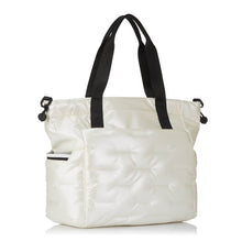 Load image into Gallery viewer, Puffer Tote Pearly White